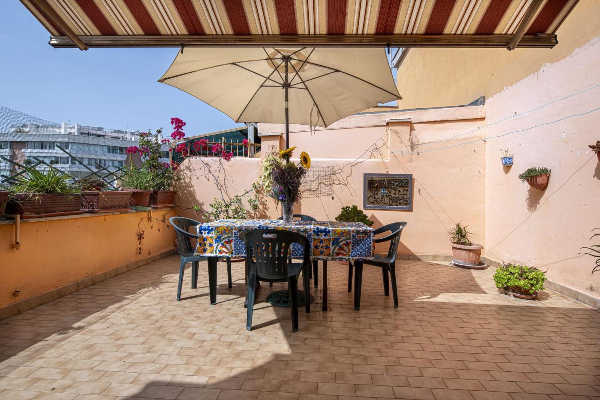 로마 Carola'S Terrace / La Terrazza Di Carola 아파트 외부 사진